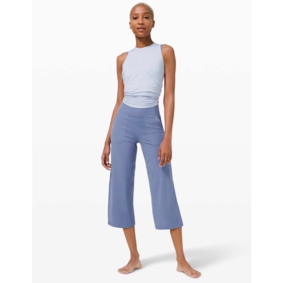 Lululemon Align Wide Leg Crop 23" Water Drop - Picture 3 of 9